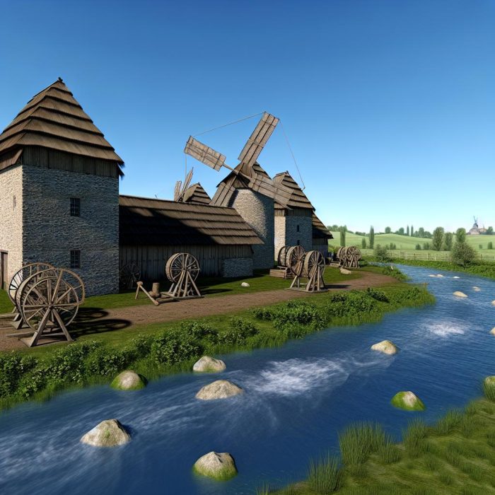 Mills in medieval Europe