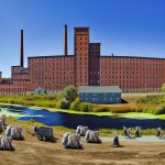 The Lowell Mills in Massachusetts, USA